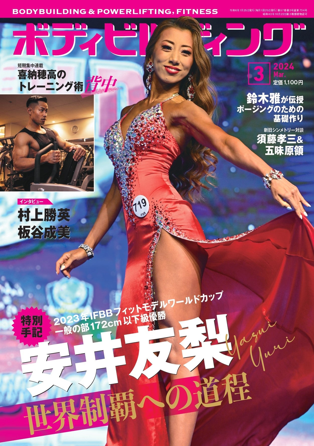 月刊 ボディビルディング 1975年 1月号 2月号 3月号 4月